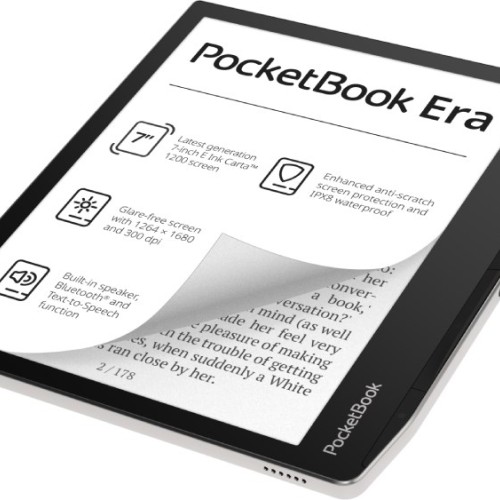 PocketBook 700 Era Silver e-book reader Touchscreen 16 GB Black, Silver