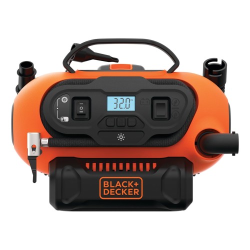 Black & Decker BDCINF18N-QS air compressor 160 l/min AC/Cigar lighter Black & Decker BDCINF18N-QS air compressor 160 l/min AC/Cigar lighter