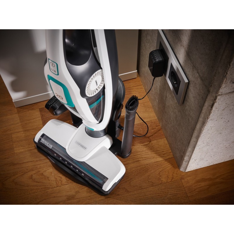 Leifheit PowerVac 2in1 2-in-1 stick vacuum Battery Dry Cyclonic Bagless Black, Blue, White