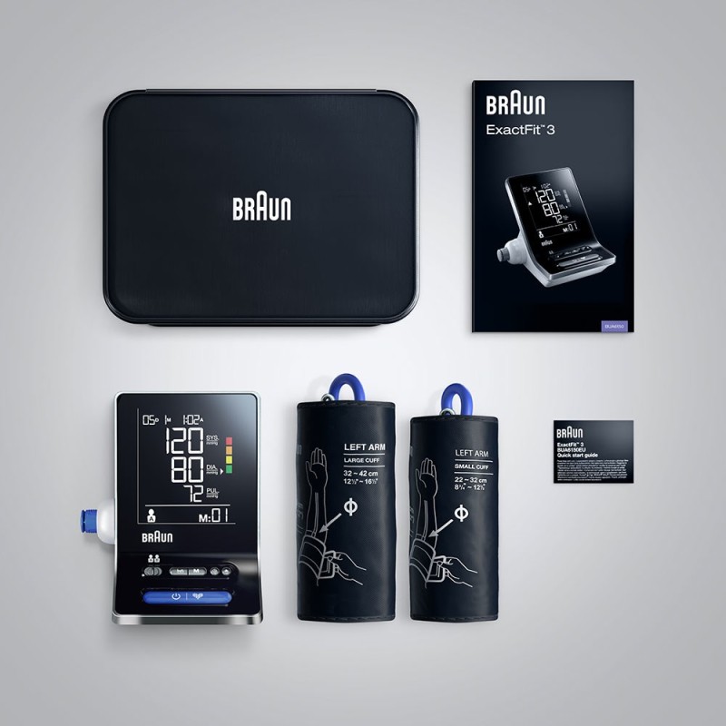Braun ExactFit 3 BUA6150WE Upper arm Automatic 2 user(s) Braun ExactFit 3 BUA6150WE Upper arm Automatic 2 user(s)