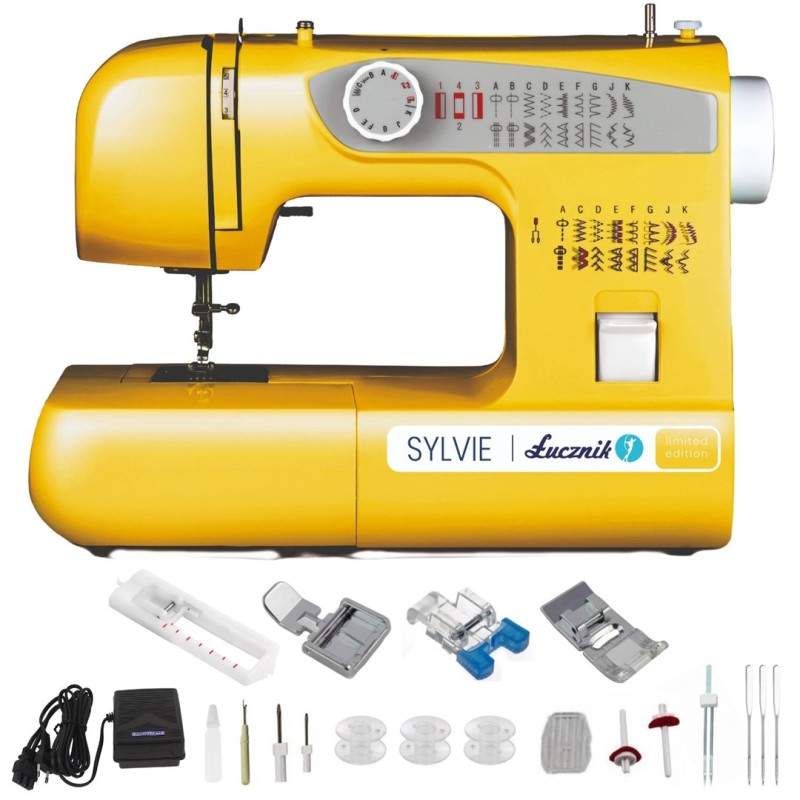 Sewing machine ŁUCZNIK SYLVIE Yellow Sewing machine ŁUCZNIK SYLVIE Yellow