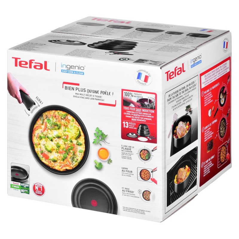 TEFAL Ingenio Easy Cook Clean 13 piece pot set TEFAL Ingenio Easy Cook Clean 13 piece pot set