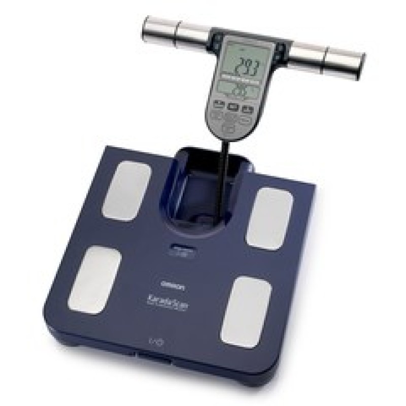 Omron BF511 Square Blue Electronic personal scale Omron BF511 Square Blue Electronic personal scale