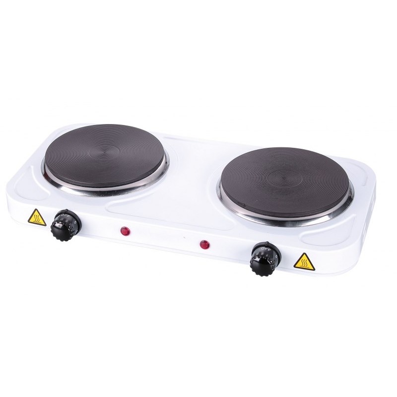 Esperanza EKH010W Adjustable electric cooker, 2 heating fields, white Esperanza EKH010W Adjustable electric cooker, 2 heating fields, white