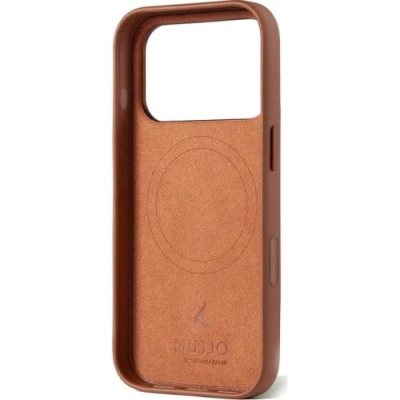 Mujjo Full Leather Case MagSafe Case for iPhone 17 Pro Brown Mujjo Full Leather Case MagSafe Case for iPhone 17 Pro Brown