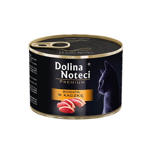 Dolina Noteci Premium rich in duck - wet cat food - 185g