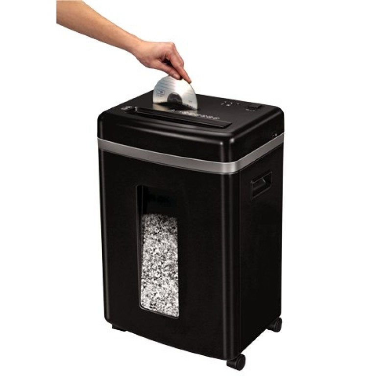 Fellowes Powershred 450M paper shredder Micro-cut shredding Black Fellowes Powershred 450M paper shredder Micro-cut shredding Black