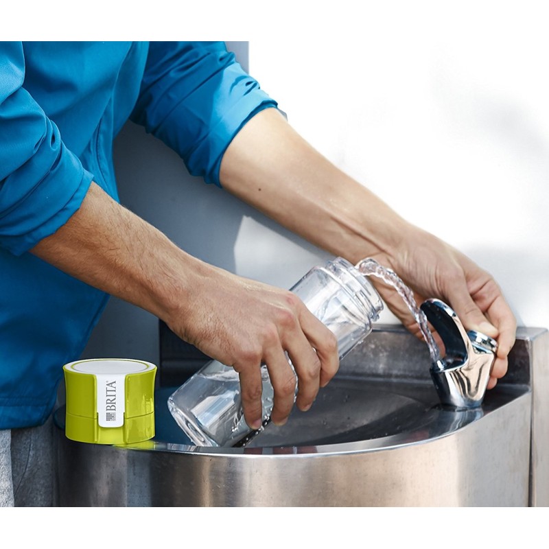 Brita Vital Fill&Go 0.6 litre lime green filter bottle Brita Vital Fill&Go 0.6 litre lime green filter bottle