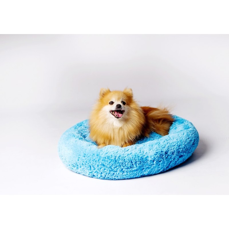 GO GIFT Shaggy blue M - pet bed - 57 x 57 x 10 cm GO GIFT Shaggy blue M - pet bed - 57 x 57 x 10 cm