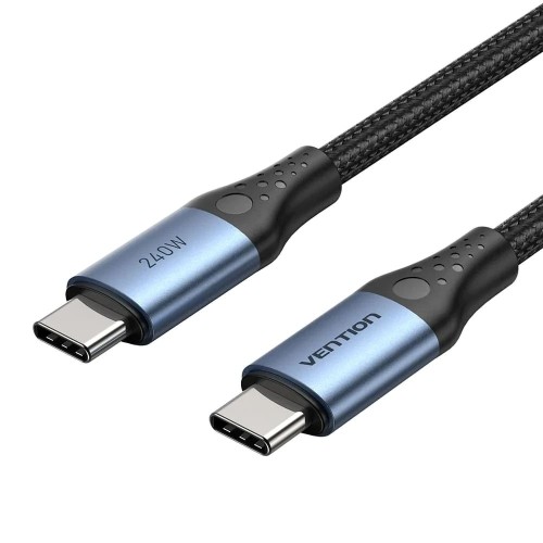 Vention USB 2.0 5A 240W 1.5m BLACK USB-C to C cable Vention USB 2.0 5A 240W 1.5m BLACK USB-C to C cable