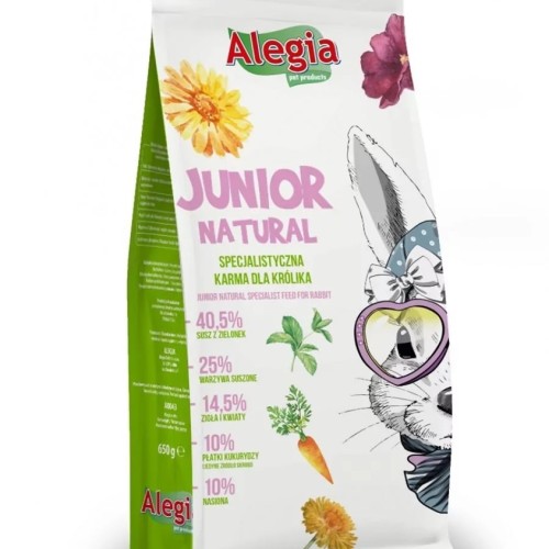 ALEGIA Junior Natural - rabbit food - 650g