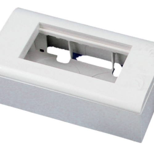 Set 2M Alantec white Box + support + frame 90x45 Set 2M Alantec white Box + support + frame 90x45