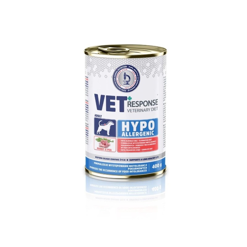 VET RESPONSE Hypoallergenic Rabbit - wet dog food - 400g