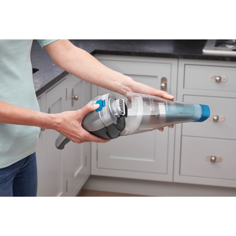 Black & Decker NVC215WA-QW handheld vacuum Blue, Silver Bagless Black & Decker NVC215WA-QW handheld vacuum Blue, Silver Bagless