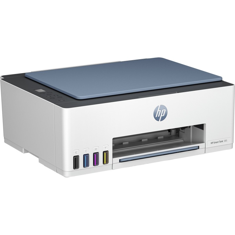 HP Smart Tank 585 All-in-One Printer, Home and home office, Print, copy, scan, Wireless; High-volume printer tank; Print from phone or tablet; Scan to PDF HP Smart Tank 585 All-in-One Printer, Home and home office, Print, copy, scan, Wireless; High-volume printer tank; Print from phone or tablet; Scan to PDF
