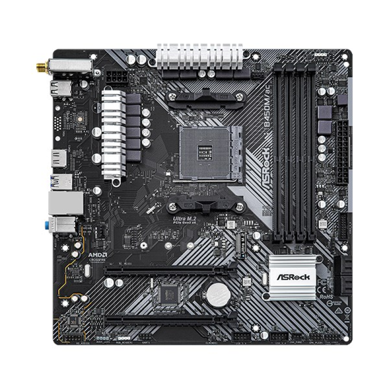 Asrock motherboard B450M/AC R2.0 Asrock motherboard B450M/AC R2.0