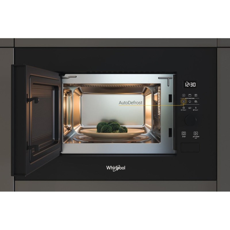 Whirlpool WMF200G NB Black Grill microwave Built-in 20 L 800 W Whirlpool WMF200G NB Black Grill microwave Built-in 20 L 800 W