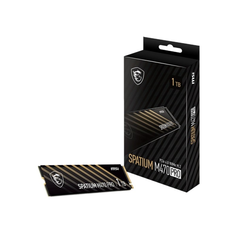 MSI SSD SPATIUM M470 PRO PCIe 4.0 NVMe M.2 1TB PCI Express 4.0 3D NAND MSI SSD SPATIUM M470 PRO PCIe 4.0 NVMe M.2 1TB PCI Express 4.0 3D NAND