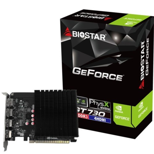 Biostar GT 730 4GB 4xHDMI graphics card