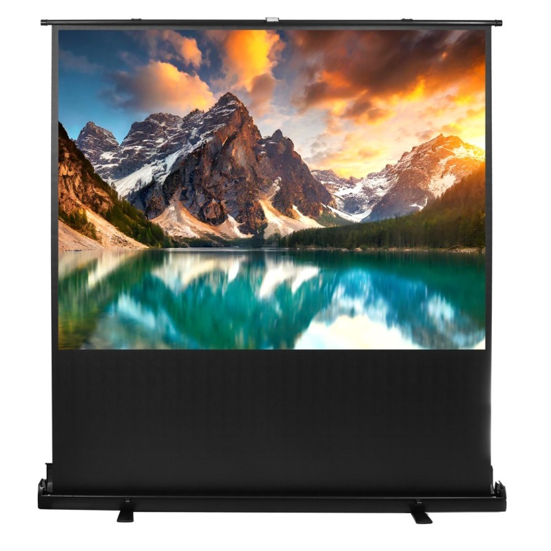 Maclean MC-963 portable projection screen, compact, floor, 86 Maclean MC-963 portable projection screen, compact, floor, 86