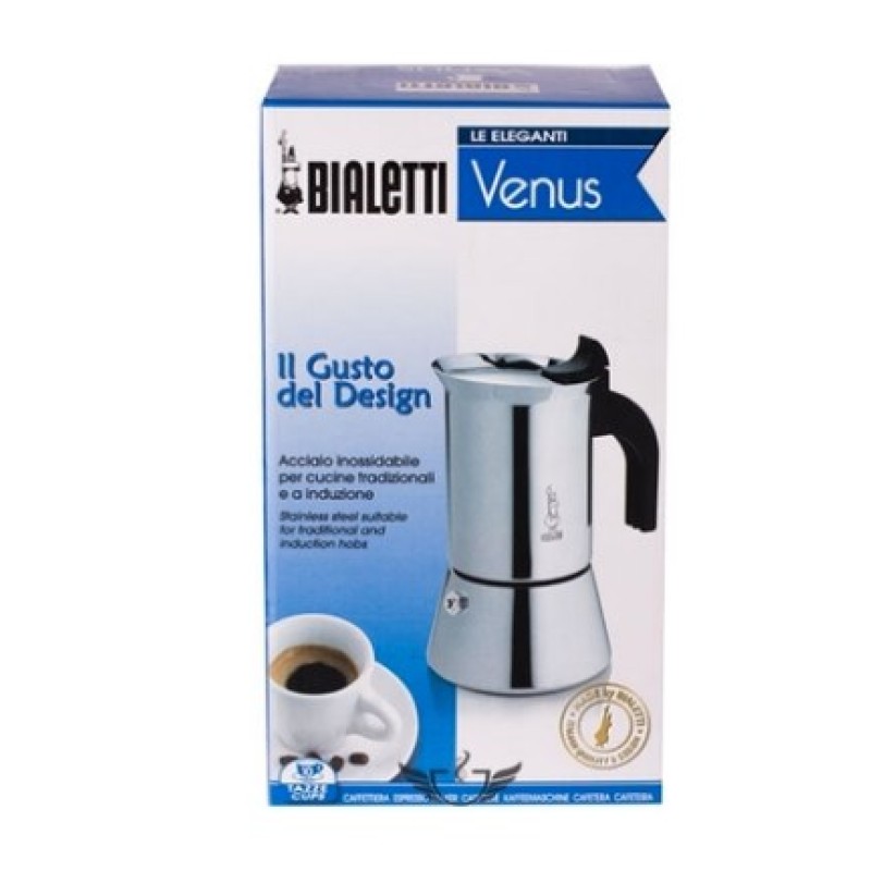 Bialetti Venus box Moka pot 0.1 L Silver Bialetti Venus box Moka pot 0.1 L Silver