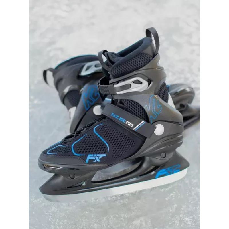 Łyżwy męskie K2 F.I.T. ICE PRO black/blue 40.5 Łyżwy męskie K2 F.I.T. ICE PRO black/blue 40.5