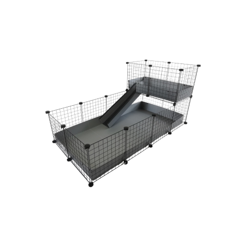 C&C Modular cage 4x2 + Loft 2x1+ grey ramp C&C Modular cage 4x2 + Loft 2x1+ grey ramp
