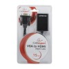 Lanberg AD-0006-BK video cable adapter 0.2 m VGA (D-Sub) Mini DisplayPort Black
