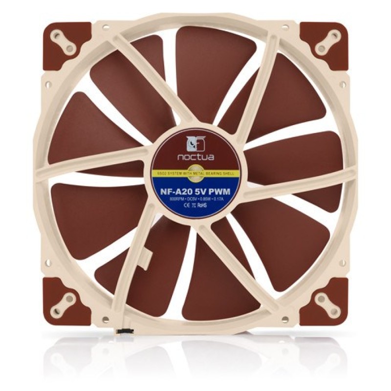 Noctua NF A20 5V PWM Computer case Fan 20 cm Beige, Red Noctua NF A20 5V PWM Computer case Fan 20 cm Beige, Red