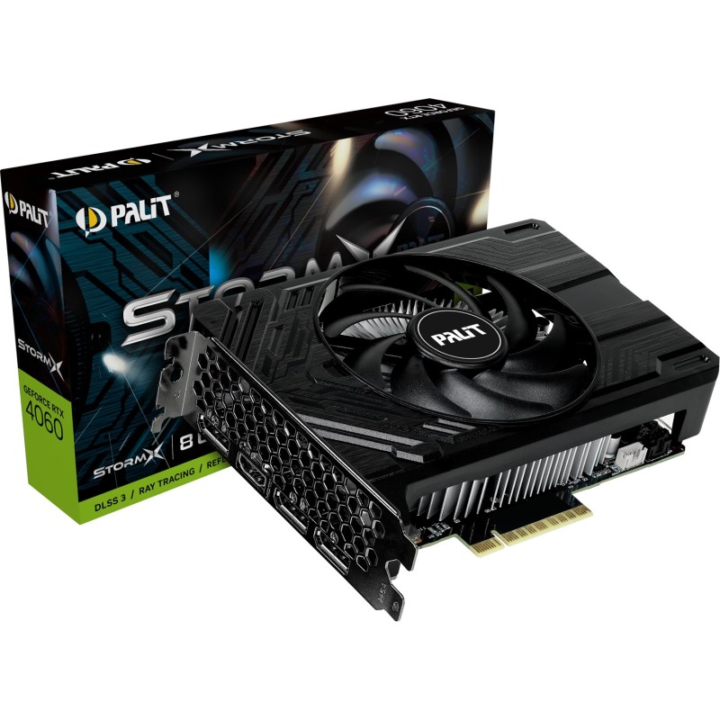 Palit NE64060019P1-1070F graphics card NVIDIA GeForce RTX 4060 8 GB GDDR6 Palit NE64060019P1-1070F graphics card NVIDIA GeForce RTX 4060 8 GB GDDR6
