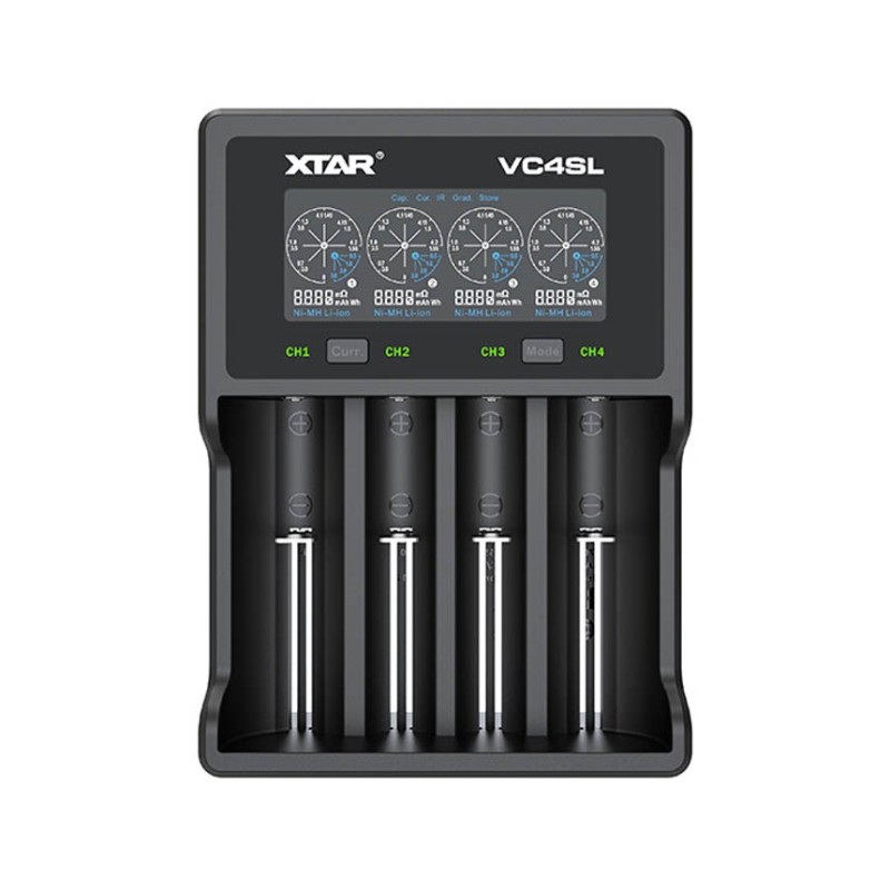 XTAR VC4SL battery charger to Li-ion / Ni-MH / Ni-CD 18650