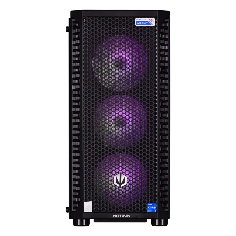 Actina 5901443349518 PC Intel® Core™ i5 i5-14400F 16 GB DDR4-SDRAM 1 TB SSD NVIDIA GeForce RTX 4060 Ti Midi Tower Black Actina 5901443349518 PC Intel® Core™ i5 i5-14400F 16 GB DDR4-SDRAM 1 TB SSD NVIDIA GeForce RTX 4060 Ti Midi Tower Black
