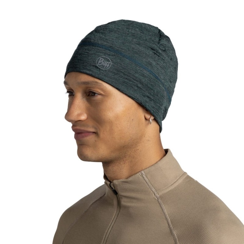 Buff Lightweight Merino Wool Beanie Hat Green Buff Lightweight Merino Wool Beanie Hat Green