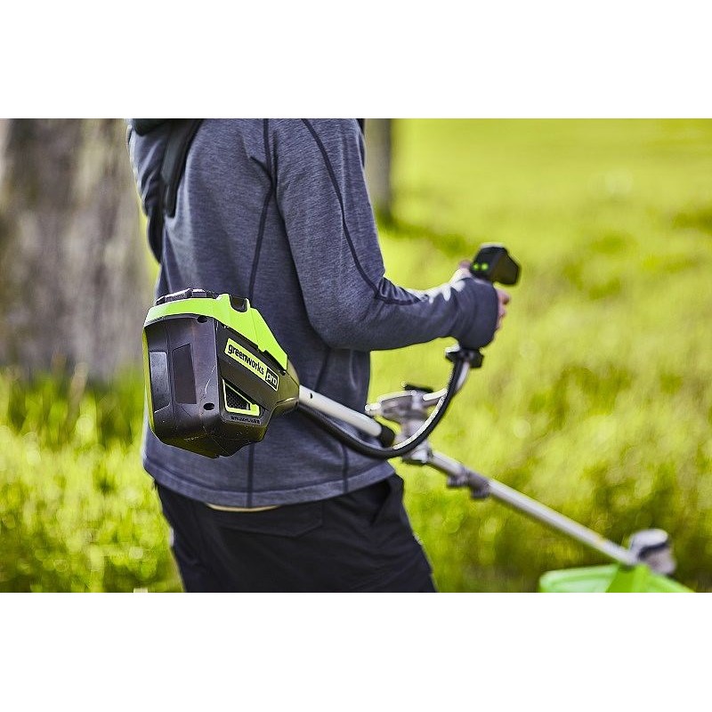 Trimmer/scythe with bike handle 60V Greenworks GD60BCB - 2108407 Trimmer/scythe with bike handle 60V Greenworks GD60BCB - 2108407