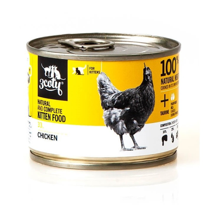 3Coty CHICKEN + GOOSE for Adult cats 180g 3Coty CHICKEN + GOOSE for Adult cats 180g