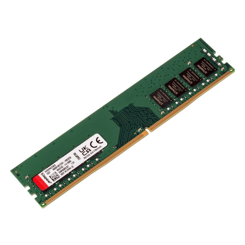 Kingston Technology ValueRAM KVR32N22S8/8 memory module 8 GB 1 x 8 GB DDR4 3200 MHz Kingston Technology ValueRAM KVR32N22S8/8 memory module 8 GB 1 x 8 GB DDR4 3200 MHz
