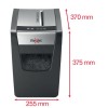 Rexel Momentum X410-SL paper shredder Cross shredding Black, Grey Rexel Momentum X410-SL paper shredder Cross shredding Black, Grey