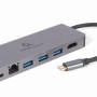 Gembird A-CM-COMBO5-05 USB Type-C 5-in-1 multi-port adapter (Hub + HDMI + PD + card reader + LAN)