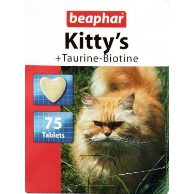 Beaphar Kitty's + Taurine-Biotine Cat Tablet Beaphar Kitty's + Taurine-Biotine Cat Tablet
