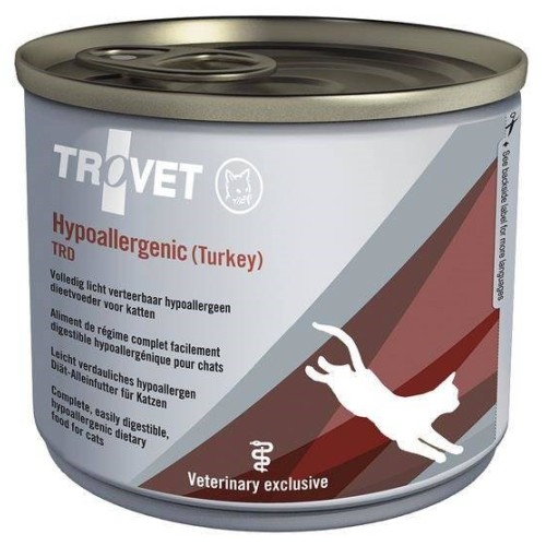 TROVET Hypoallergenic TRD with turkey - wet cat food - 200g TROVET Hypoallergenic TRD with turkey - wet cat food - 200g