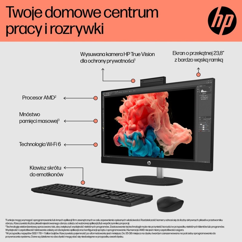 HP AiO 24-cr0312nw Ryzen 5 7520 23.8 HP AiO 24-cr0312nw Ryzen 5 7520 23.8