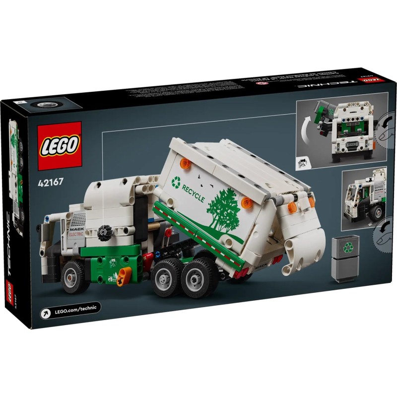 LEGO TECHNIC 42167 MACK LR ELECTRIC GARBAGE TRUCK LEGO TECHNIC 42167 MACK LR ELECTRIC GARBAGE TRUCK