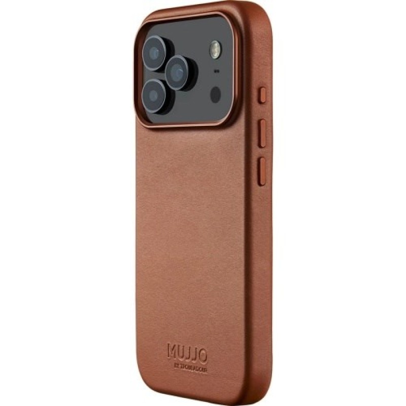 Mujjo Full Leather Case MagSafe Case for iPhone 17 Pro Brown Mujjo Full Leather Case MagSafe Case for iPhone 17 Pro Brown