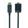 Gembird CCP-DPM-VGAM-6 video cable adapter 1.8 m VGA (D-Sub) DisplayPort Black Gembird CCP-DPM-VGAM-6 video cable adapter 1.8 m VGA (D-Sub) DisplayPort Black