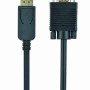 Gembird CCP-DPM-VGAM-6 video cable adapter 1.8 m VGA (D-Sub) DisplayPort Black