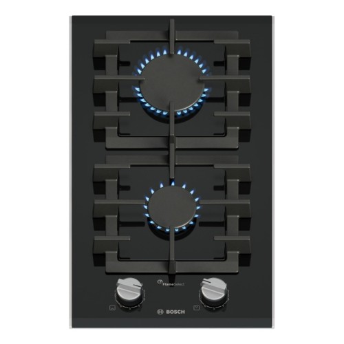 Bosch Serie 8 PRB3A6I40 hob Black Built-in 30 cm Gas 2 zone(s) Bosch Serie 8 PRB3A6I40 hob Black Built-in 30 cm Gas 2 zone(s)