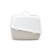 SAVIC Nestor Jumbo White - Coffee - covered cat litter box - 66.5x48.5x46.5 cm - 1 pc. SAVIC Nestor Jumbo White - Coffee - covered cat litter box - 66.5x48.5x46.5 cm - 1 pc.