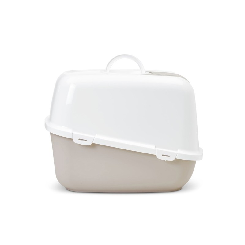 SAVIC Nestor Jumbo White - Coffee - covered cat litter box - 66.5x48.5x46.5 cm - 1 pc. SAVIC Nestor Jumbo White - Coffee - covered cat litter box - 66.5x48.5x46.5 cm - 1 pc.