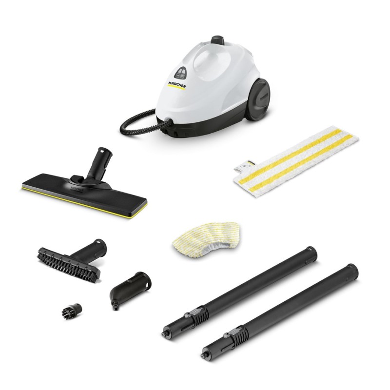 Kärcher SC 2 EasyFix Cylinder steam cleaner 1 L 1500 W Black, White Kärcher SC 2 EasyFix Cylinder steam cleaner 1 L 1500 W Black, White