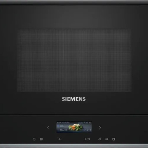 Siemens iQ700 BE732R1B1 microwave Black Combination microwave Built-in 21 L 900 W
